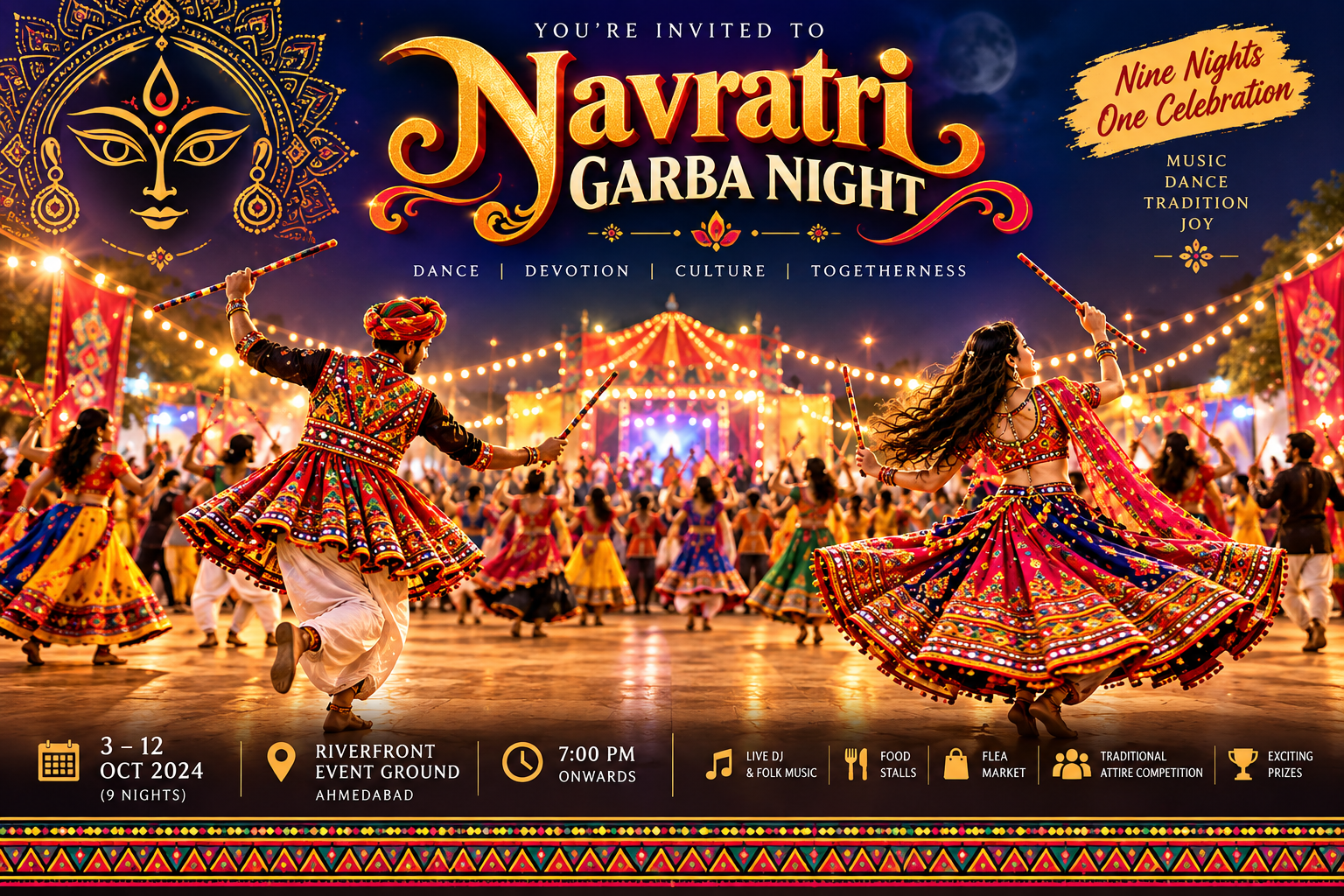 Garba navratri 2026 in Pipariya